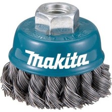 Makita D-24131 Burma Telli Konik M14 Vidalı Çanak Fırça 75mm