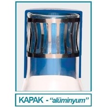 Isolab 027.06.101 Kapak  Aluminyum  Girintili Tabanlı Erlenler Için 1 Adet