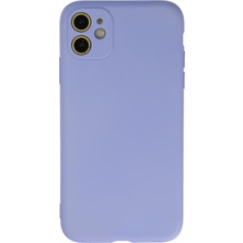 Kılıf Evrenim iPhone 11 Kılıf Premium Rubber Silikon - Lila