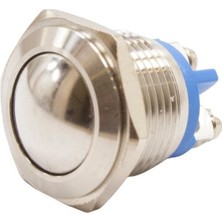 Motorobit 16H-Q1 16MM Bombeli Yaylı Metal Buton