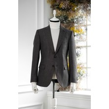 Apartro Klasik Kesim Çift Yırtmaç 6 Drop Kışlık Erkek Tek Ceket