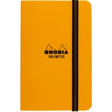 Rhodia Unlimited 9X14 Çizgili Defter Orange 118059C