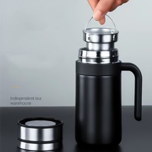 Shun 400ML Yalıtım Bardağı High-End Erkek Çay Ayırma Kolu Ofis Vakumlu Kupa Iş Taşınabilir Hediye (Yurt Dışından)