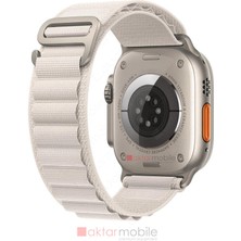 AktarMobile Apple Watch Ultra 49 mm Uyumlu Kordon Alpine Loop Örgü Kayış