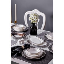 Neva N3354 Marble Plus Romantik 56 Parça 12 Kişilik Yemek Takımı