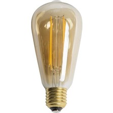 Cata CT 4284 6W E27 Amber Rustik LED Ampul 12 Adet