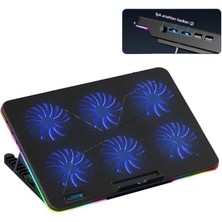 Demon Knight Ayarlanabilir Rgb Dizüstü Bilgisayar Laptop Soğutucu (Yurt Dışından)