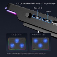 Demon Knight Ayarlanabilir Rgb Dizüstü Bilgisayar Laptop Soğutucu (Yurt Dışından)