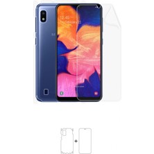 Wrapsol Galaxy A10S Full Body Ekran Koruyucu Ön Arka Yan Darbe Emici Poliüretan Film