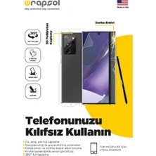 Wrapsol Galaxy A10S Full Body Ekran Koruyucu Ön Arka Yan Darbe Emici Poliüretan Film