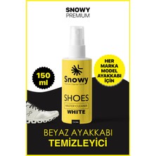 Snowy Snowy shoes Master Cleaner Fırça Temizleme Spreyi Finish Bezi Ayakkabı Temizleme 3'lü Süper Set