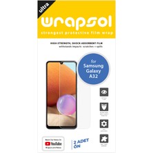 Wrapsol Galaxy A32 Ekran Koruyucu Darbe Emici Poliüretan Film Amerika Üretimi