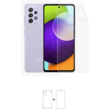 Wrapsol Galaxy A52S 5g Full Body Ekran Koruyucu Ön Arka Yan Darbe Emici Poliüretan Film