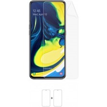 Wrapsol Galaxy A80 Ekran Koruyucu Darbe Emici Poliüretan Film Amerika Üretimi