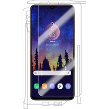 Wrapsol Galaxy A70 Full Body Ekran Koruyucu Ön Arka Yan Darbe Emici Poliüretan Film