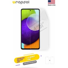 Wrapsol Galaxy A52 Ekran Koruyucu, Darbe Emici Amerika Üretimi Wrapsol