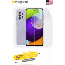 Wrapsol Galaxy A52 Full Body Ekran Koruyucu Ön Arka Yan Darbe Emici Poliüretan Film