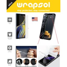 Wrapsol Galaxy S10 Lite Ekran Koruyucu Darbe Emici Poliüretan Film Amerika Üretimi