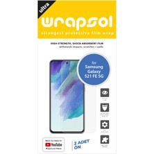 Wrapsol Galaxy S21 Fe 5g Ekran Koruyucu Darbe Emici Poliüretan Film Amerika Üretimi