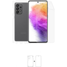 Wrapsol Galaxy A73 Full Body Ekran Koruyucu Ön Arka Yan Darbe Emici Poliüretan Film