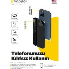 Wrapsol Galaxy Z Flip 4 Full Body Ekran Koruyucu Ön Arka Yan Darbe Emici Poliüretan Film