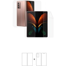 Wrapsol Galaxy Z Fold 2 Full Body Ekran Koruyucu Ön Arka Yan Darbe Emici Poliüretan Film