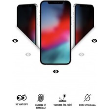 Wrapsol Huawei Mate 20 Pro Mat Hayalet Ekran Koruyucu Yandan Bakınca Görünmeyen Ekran Privacy Ekran Koruyucu