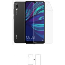 Wrapsol Huawei Y7 Pro 2019 Full Body Ekran Koruyucu Ön Arka Yan Darbe Emici Poliüretan Film