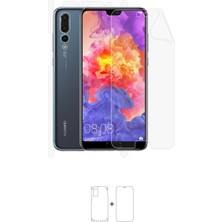 Wrapsol Huawei P20 Pro Full Body Ekran Koruyucu Ön Arka Yan Darbe Emici Poliüretan Film