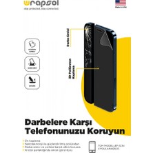 Wrapsol Huawei Y6P Ekran Koruyucu Darbe Emici Poliüretan Film Amerika Üretimi