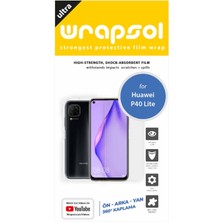 Wrapsol Huawei P40 Lite Full Body Ekran Koruyucu Ön Arka Yan Darbe Emici Poliüretan Film