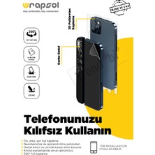 Wrapsol iPhone 11 Full Body Ekran Koruyucu Ön Arka Yan Darbe Emici Poliüretan Film