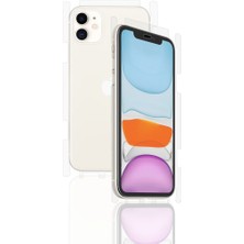 Wrapsol iPhone 11 Ön Arka Çift Kat Yan Ekstra Dayanıklı Full Body Poliüretan Koruyucu Film