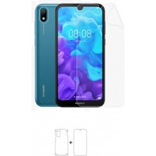 Wrapsol Huawei Y5 2019 Full Body Ekran Koruyucu Ön Arka Yan Darbe Emici Poliüretan Film