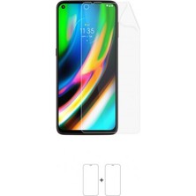 Wrapsol Motorola Moto G9 Plus Ekran Koruyucu Darbe Emici Poliüretan Film Amerika Üretimi