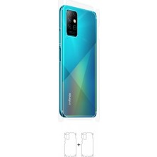 Wrapsol Infinix Note 8 Arka Yan Koruyucu Darbe Emici Poliüretan Film Amerika Üretimi