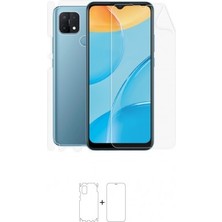 Wrapsol Oppo A15 Full Body Ekran Koruyucu Ön Arka Yan Darbe Emici Poliüretan Film