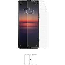 Wrapsol Sony Xperia 1 Iı Ekran Koruyucu Darbe Emici Poliüretan Film Amerika Üretimi