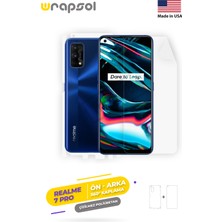 Wrapsol Realme 7 Pro Full Body Ekran Koruyucu Ön Arka Yan Darbe Emici Poliüretan Film