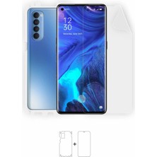 Wrapsol Oppo Reno 4 Pro Full Body Ekran Koruyucu Ön Arka Yan Darbe Emici Poliüretan Film