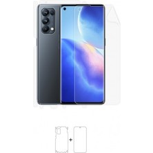 Wrapsol Oppo Reno 5 Pro Full Body Ekran Koruyucu Ön Arka Yan Darbe Emici Poliüretan Film