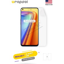 Wrapsol Realme 7 Ekran Koruyucu Darbe Emici Poliüretan Film Amerika Üretimi