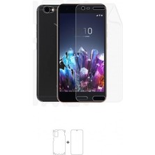 Wrapsol Vestel Venus Z10 Full Body Ekran Koruyucu Ön Arka Yan Darbe Emici Poliüretan Film