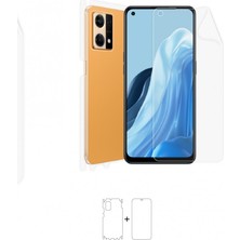 Wrapsol Oppo Reno 7 Full Body Ekran Koruyucu Ön Arka Yan Darbe Emici Poliüretan Film