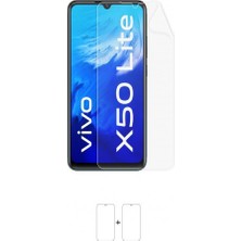 Wrapsol Vivo X50 Lite Ekran Koruyucu Darbe Emici Poliüretan Film Amerika Üretimi