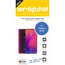 Wrapsol Xiaomi Mi 9t Full Body Ekran Koruyucu Ön Arka Yan Darbe Emici Poliüretan Film