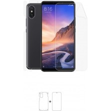 Wrapsol Xiaomi Mi Max 3 Full Body Ekran Koruyucu Ön Arka Yan Darbe Emici Poliüretan Film