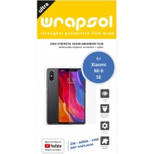 Wrapsol Xiaomi Mi 8 Se Full Body Ekran Koruyucu Ön Arka Yan Darbe Emici Poliüretan Film