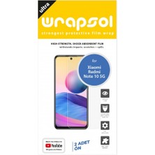 Wrapsol Xiaomi Redmi Note 10 5g Ekran Koruyucu Darbe Emici Poliüretan Film Amerika Üretimi