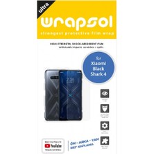 Wrapsol Xiaomi Black Shark 4 Full Body Ekran Koruyucu Ön Arka Yan Darbe Emici Poliüretan Film